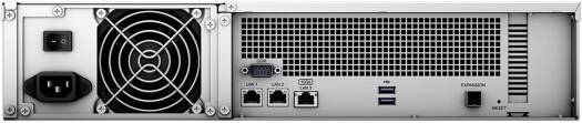 Synology RackStation RS2423+ 12-Bay NAS Enclosure, AMD Ryzen V1780B CPU, 8GB DDR4 RAM, 12x 3.5" / 2.5" SATA Drive Bays, Synology DSM OS PCIe 3.0 x8/x4, 10GbE/2x 1GbE 2x USB-A 3.2 | RS2423+